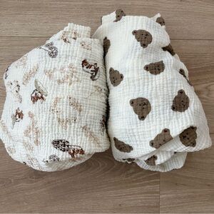 Muslin Crib Sheets Lot